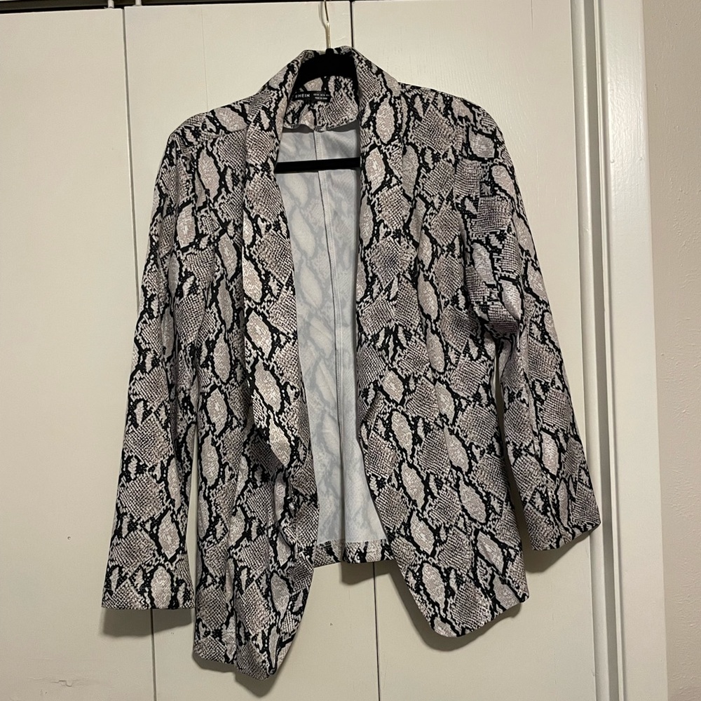Snakeskin Blazer